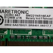 NBC LV SharetronicSM221N516EAF 512MBDIMM